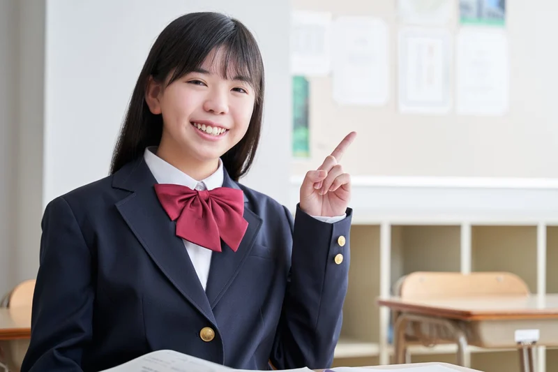 女子生徒 ポイント