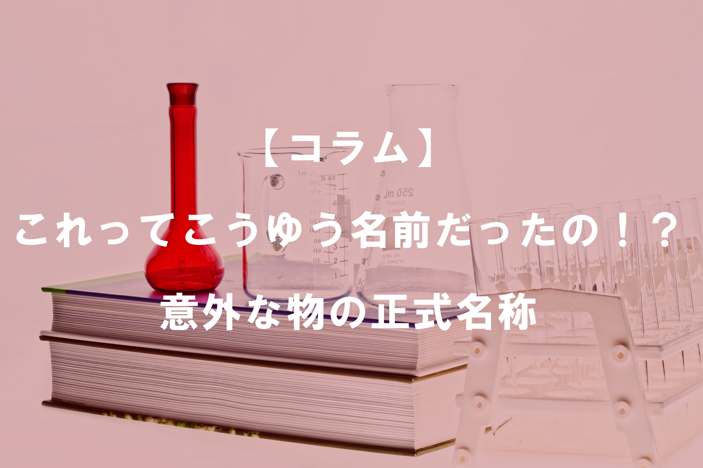 コラム これってこうゆう名前だったの 意外な物の正式名称 定額個別指導塾の櫻学舎 仙台五橋 家での勉強が1時間未満の子の為の学習塾